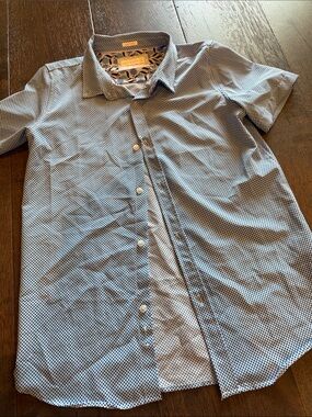 Cactus Boys Short Sleeve Button-Up Shirt
